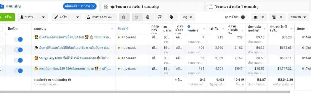 ตัวอย่างแคมเปญ Google Ads 2